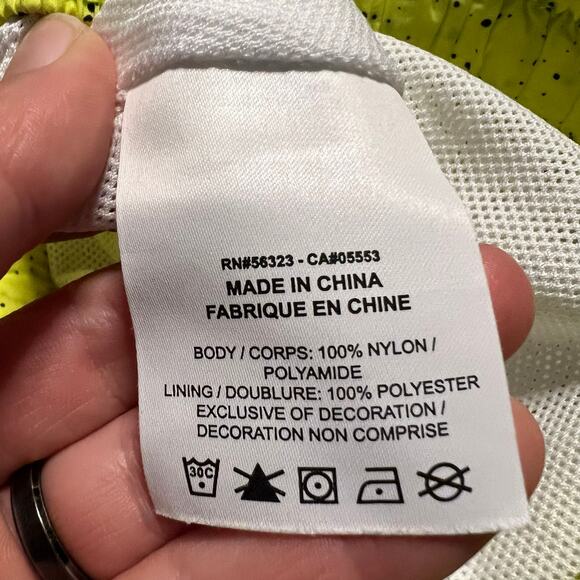 Jordan Shorts Mens Small Poolside Swim Trunks Neon Cement Swimsuit CI9133-345 - Picture 5 of 11